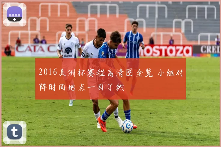 2016美洲杯赛程高清图全览 小组对阵时间地点一目了然