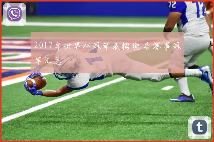 2017年世界杯冠军表揭晓 各赛事冠军汇总
